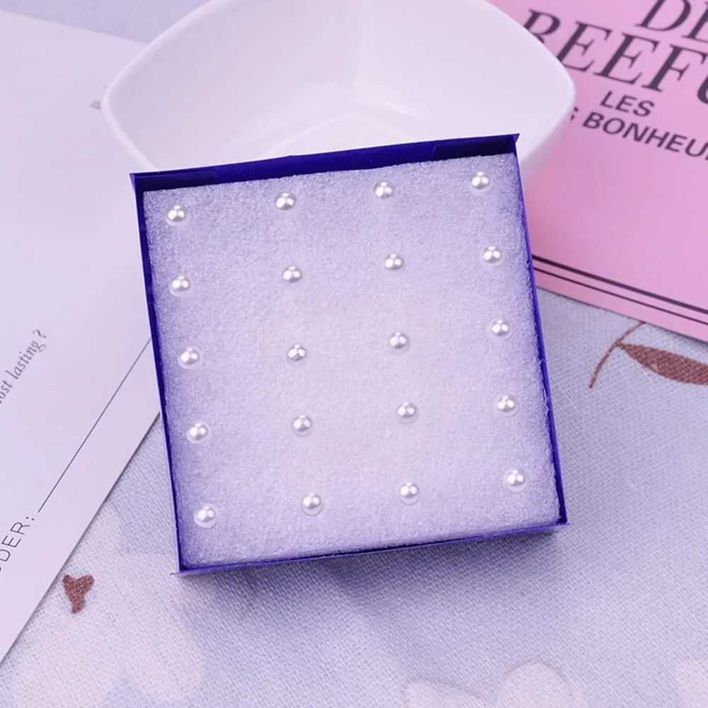 10 Pairs Faux Pearl Plastic Stud Earrings for Sensitive Ears - 4-10mm White Colorful Pearl Set for Women Girls - Silicone Post
