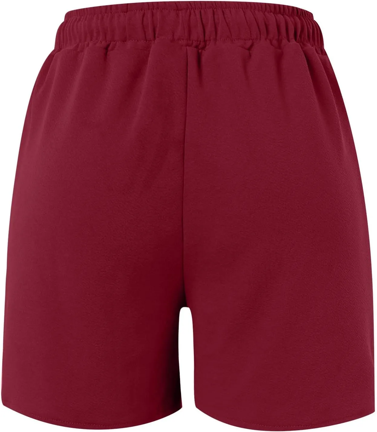 2024 Women Casual Shorts Loose Fitting Drawstring Comfy Elastic High Waist Shorts Summer Pull On Short Pants with Pockets