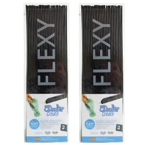3Doodler | 3Doodler Create | Flexy Plastic | Black - 2 Pack