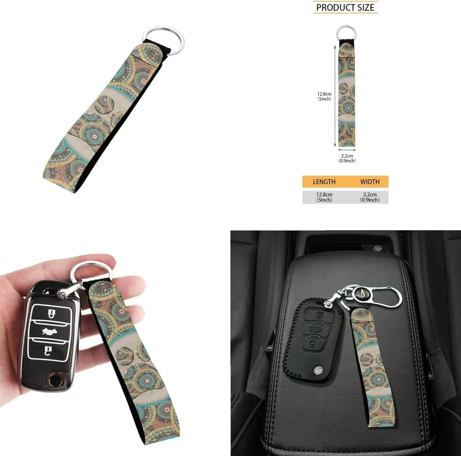 3Pcs Saddle Bags Set Shoulder Bag Satchel Bags for Women Purses for Women Key Holder