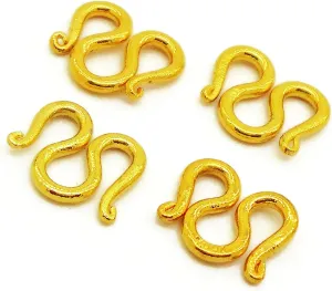 4 item 22K 24K THAI BAHT GOLD PLATED CLASP M Size 14 MM FOR NECKLACE