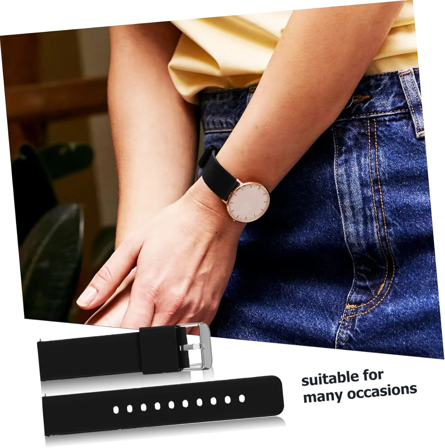 4 Pcs Strap Man Nylon and Silicone