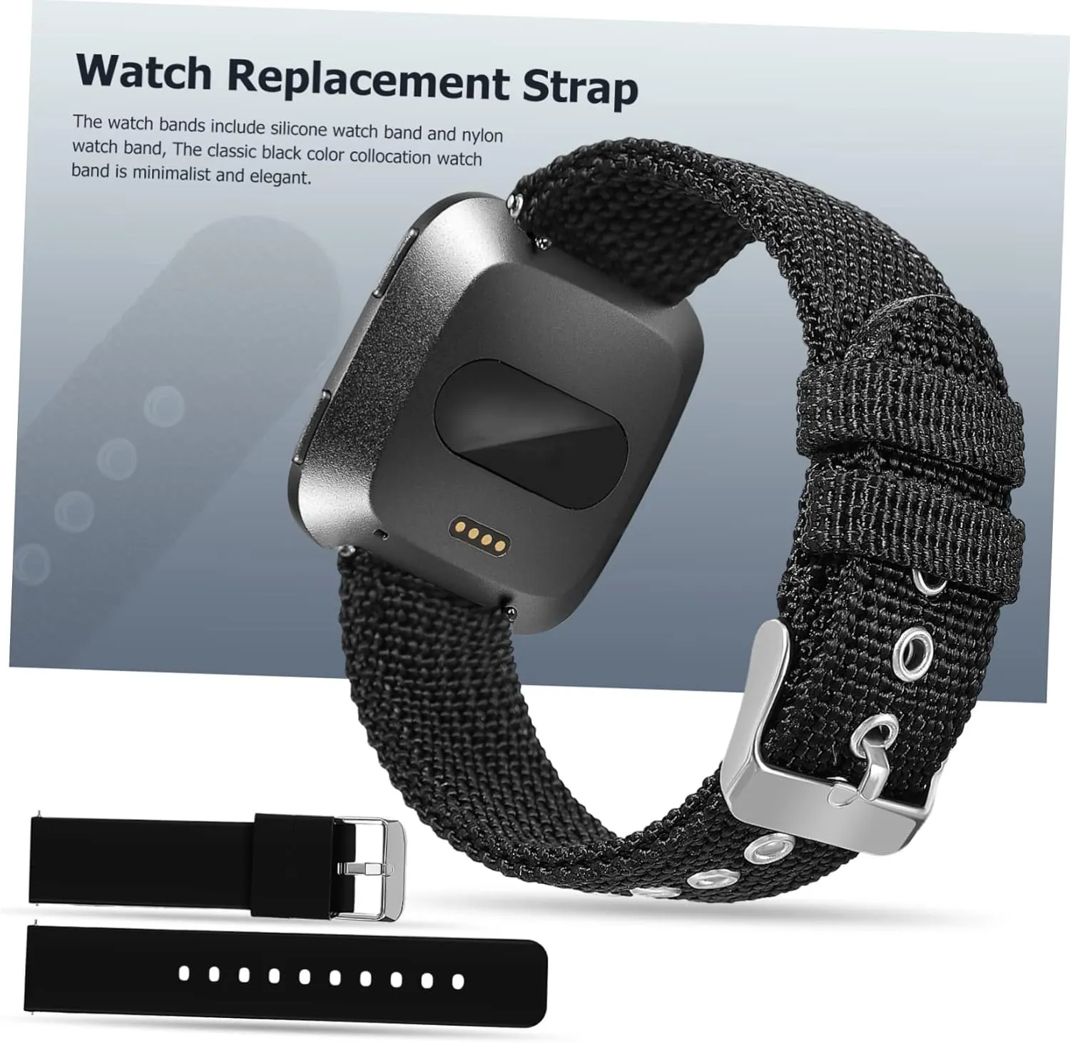 4 Pcs Strap Man Nylon and Silicone
