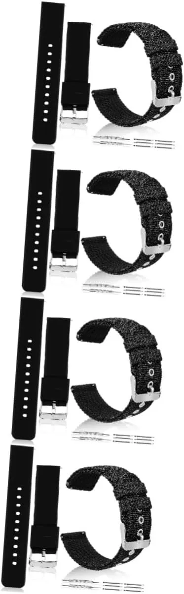 4 Pcs Strap Man Nylon and Silicone