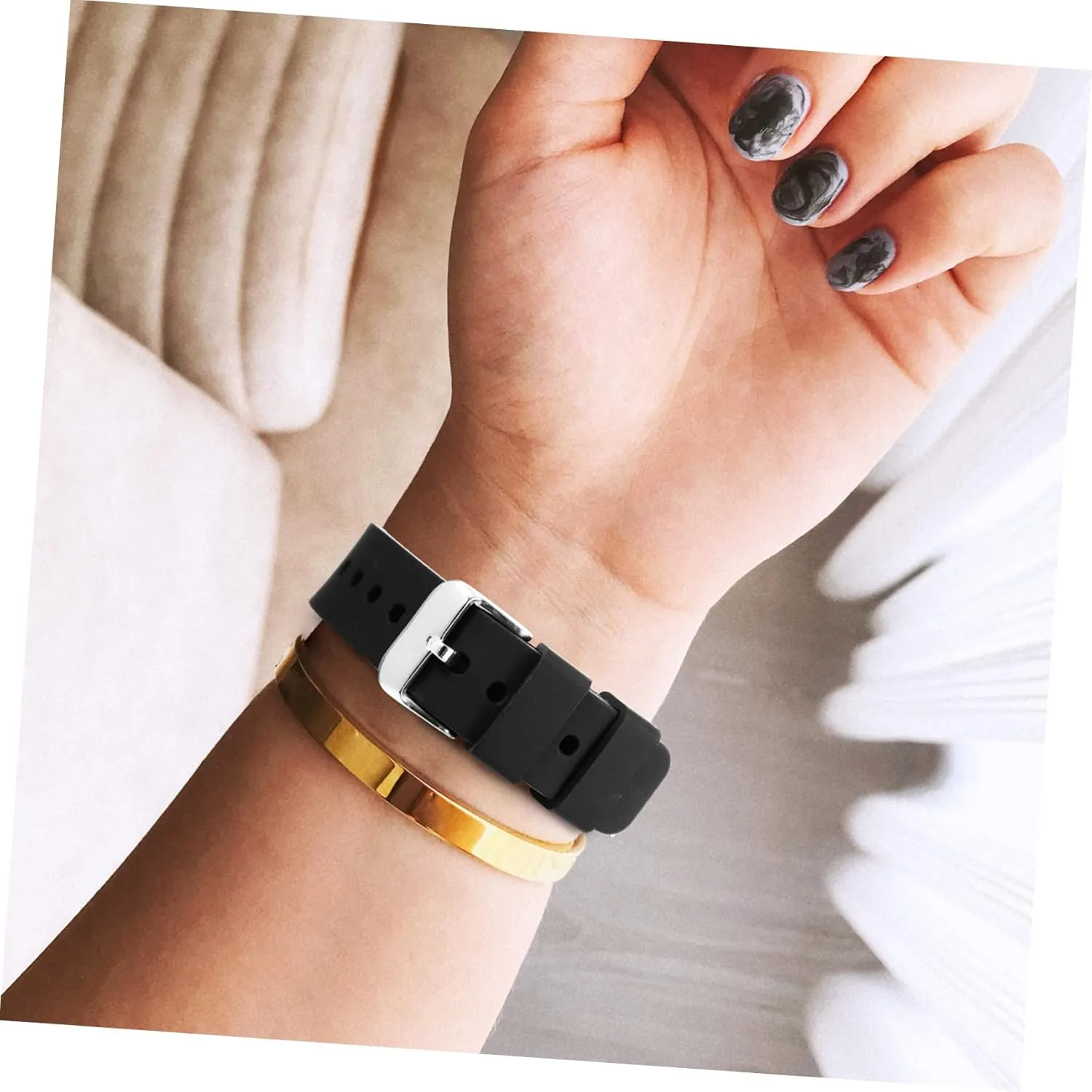 4 Pcs Strap Man Nylon and Silicone