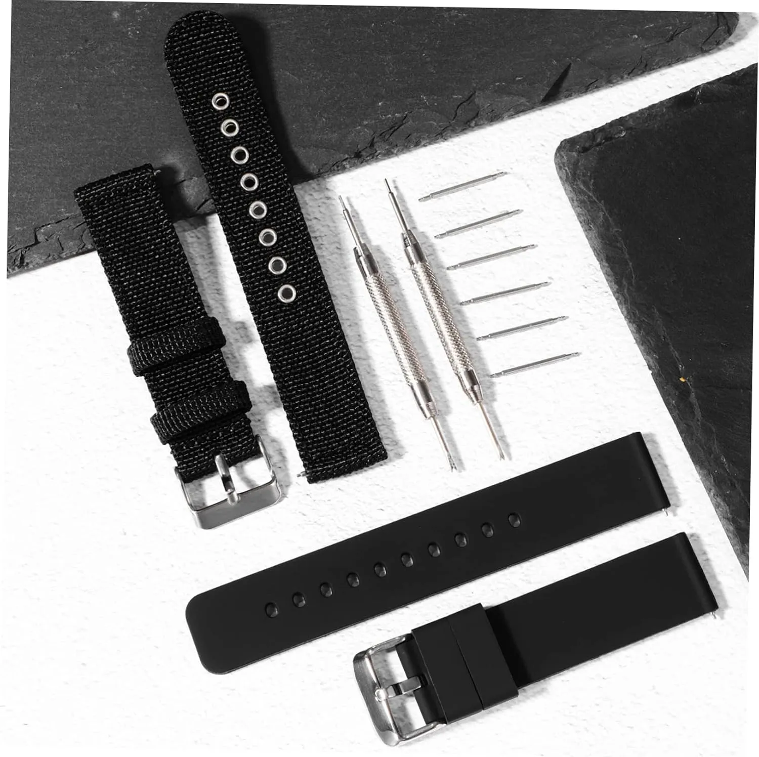 4 Pcs Strap Man Nylon and Silicone