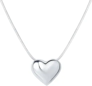 925 Sterling Silver Heart Pendant Necklaces for Women, Silver Heart Necklace for Women Mom Birthday
