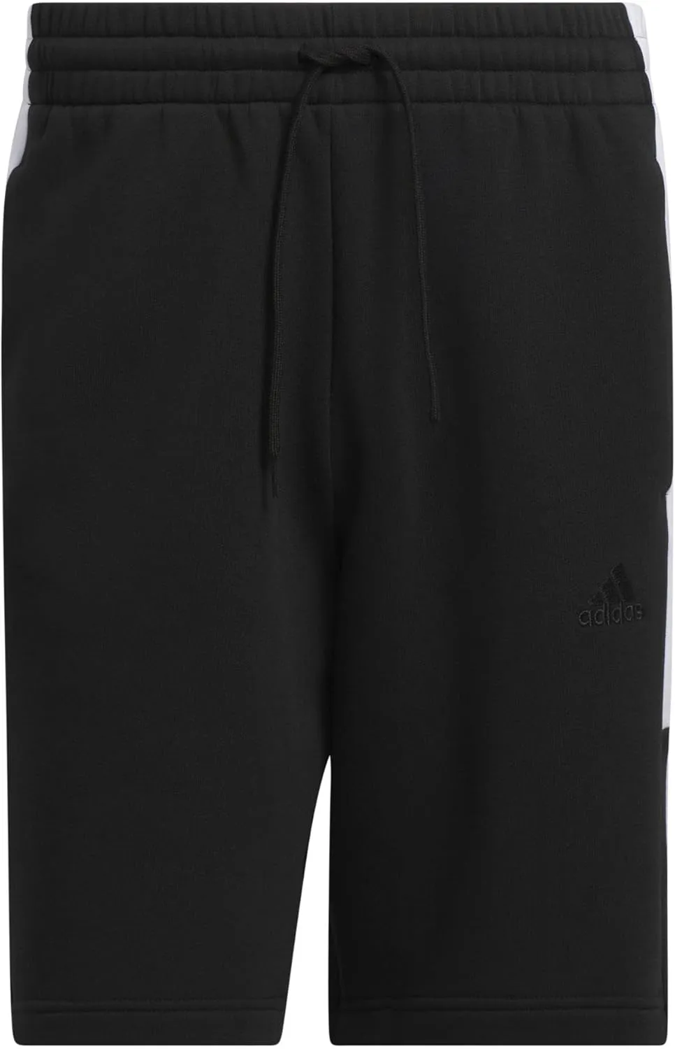 adidas Men's Essentials 3-Stripes Fleece Color Block Shorts