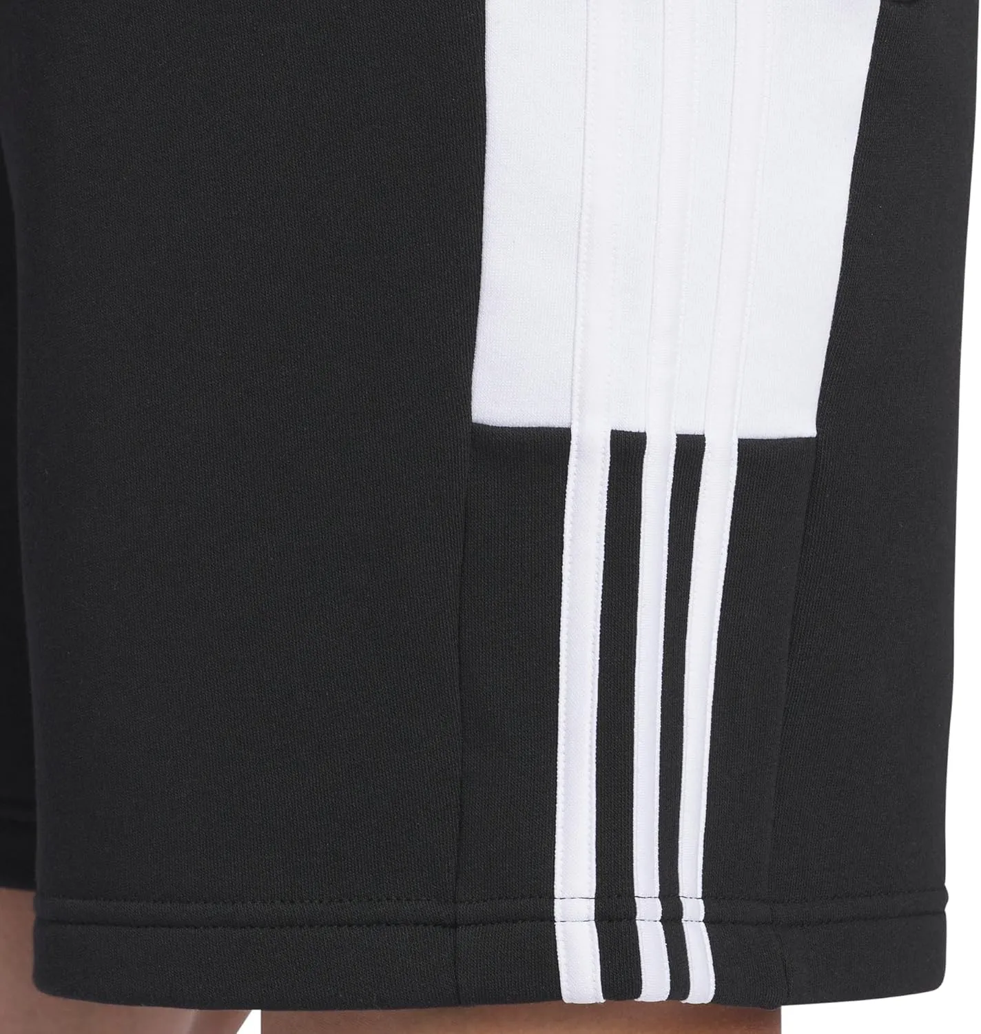 adidas Men's Essentials 3-Stripes Fleece Color Block Shorts