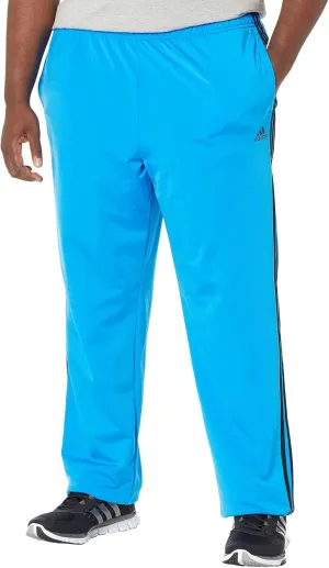 adidas Men's Essentials Warm-up Open Hem 3-stripes Tracksuit Bottoms, Black-white,