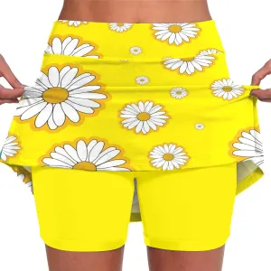 aihihe Golf Skirts for Women with Shorts Long Black Spandex Shorts for Women Plus Size Spandex Shorts Women Gym