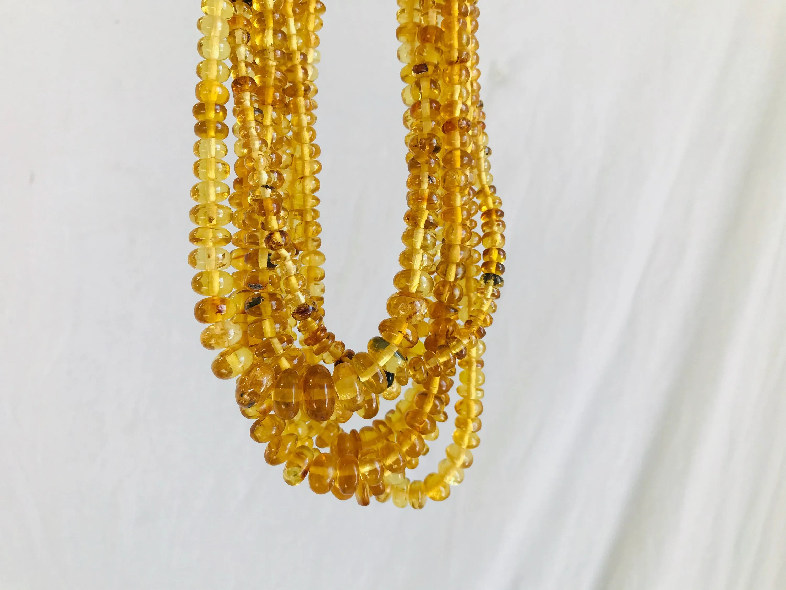 Amber Necklace. Multi Strand. Mexican Amber.