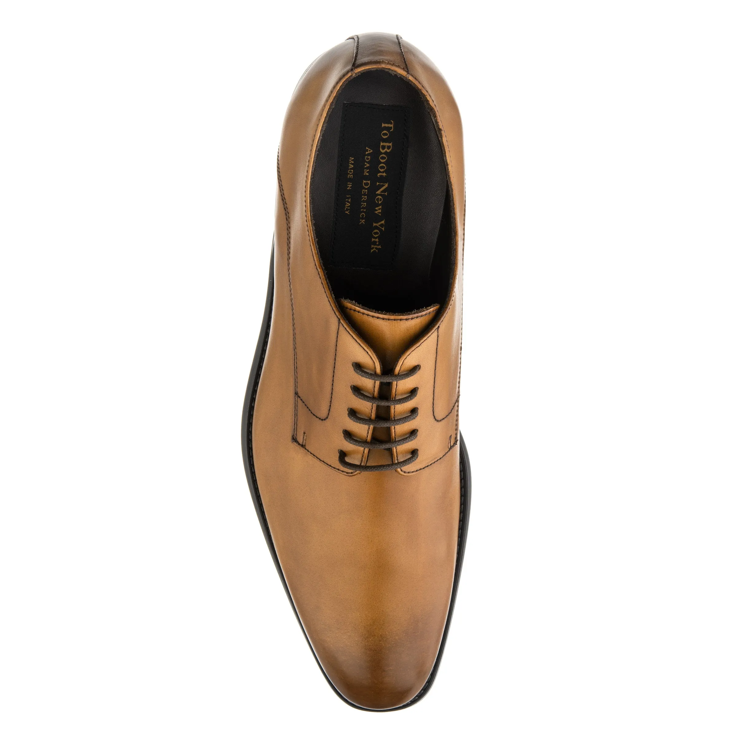Amedeo Burnished Tan Derby