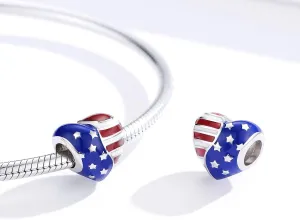 American Football Charm,Skull Charm,US Flag Charm,Jesus Cross Pendant Fit 3mm Bracelets & Bangles Necklace Authentic 925 Sterling Silver Charm fit Fashion Pandora Bracelets & Bangles