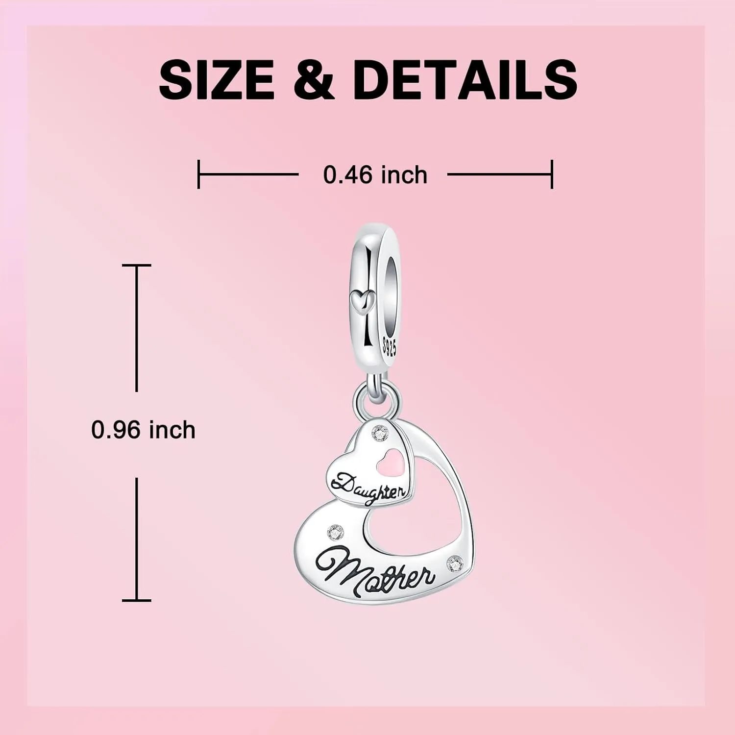 Angel Cross Butterfly Ice Cream Charm 925 Sterling Silver Charm Fits Women's Charm Bracelet & Necklace Jewelry Gifts for Women Family Friends
