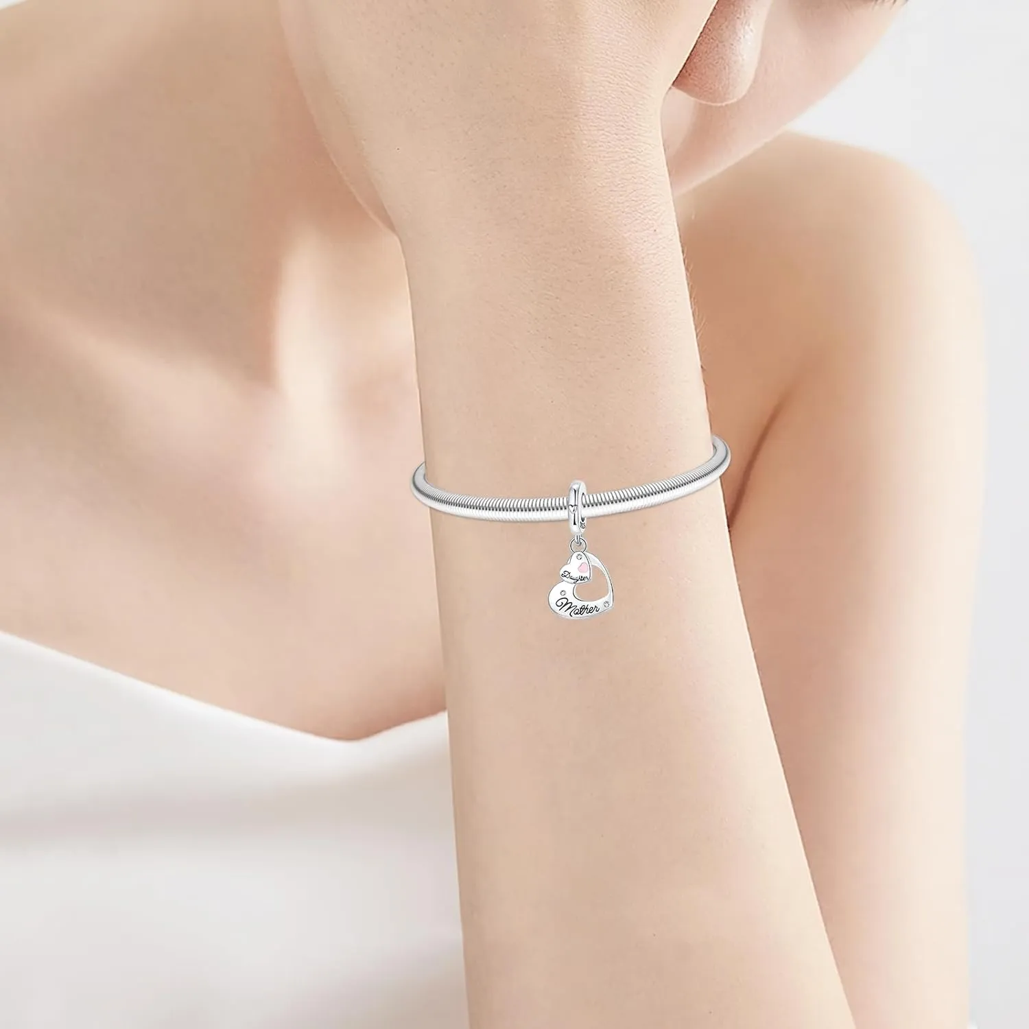 Angel Cross Butterfly Ice Cream Charm 925 Sterling Silver Charm Fits Women's Charm Bracelet & Necklace Jewelry Gifts for Women Family Friends
