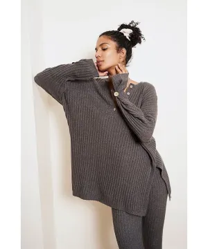 Around The Clock Pullover Charcoal