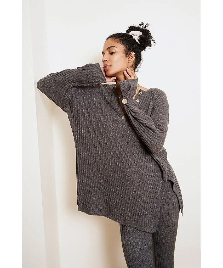 Around The Clock Pullover Charcoal