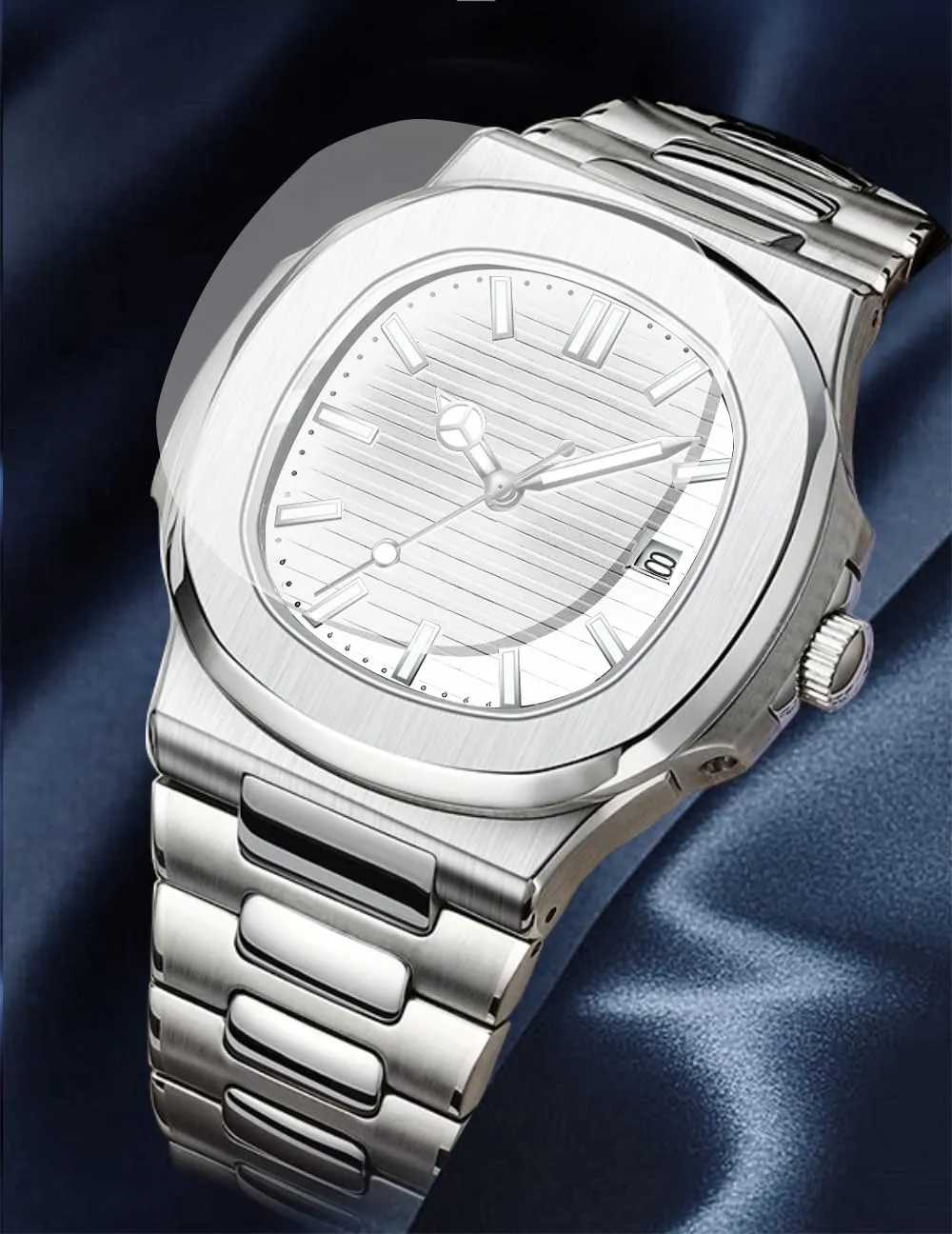 BESTKANG Men Quartz Movement WatchWaterproof Luminous Men's Watch, Stainless Steel Strap Business Watches