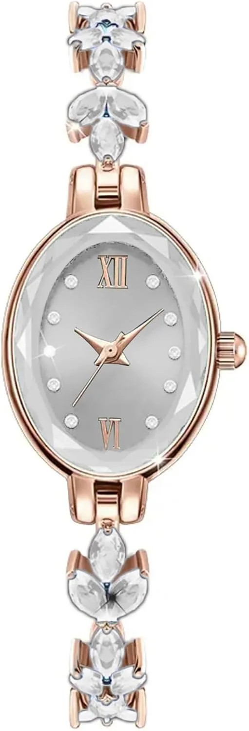 BESTKANG Women's Watch Luxury Petal Casual Bracelet Watch Simulated Quartz Watches for Women