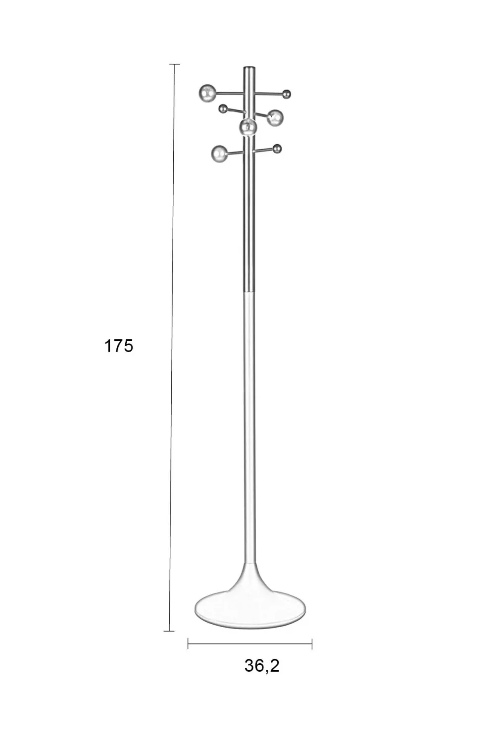 Black Modern Coat Rack | Zuiver Jason