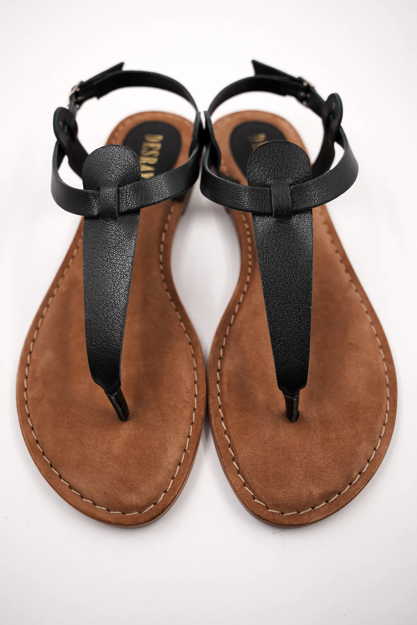 Black T Bar Sandals