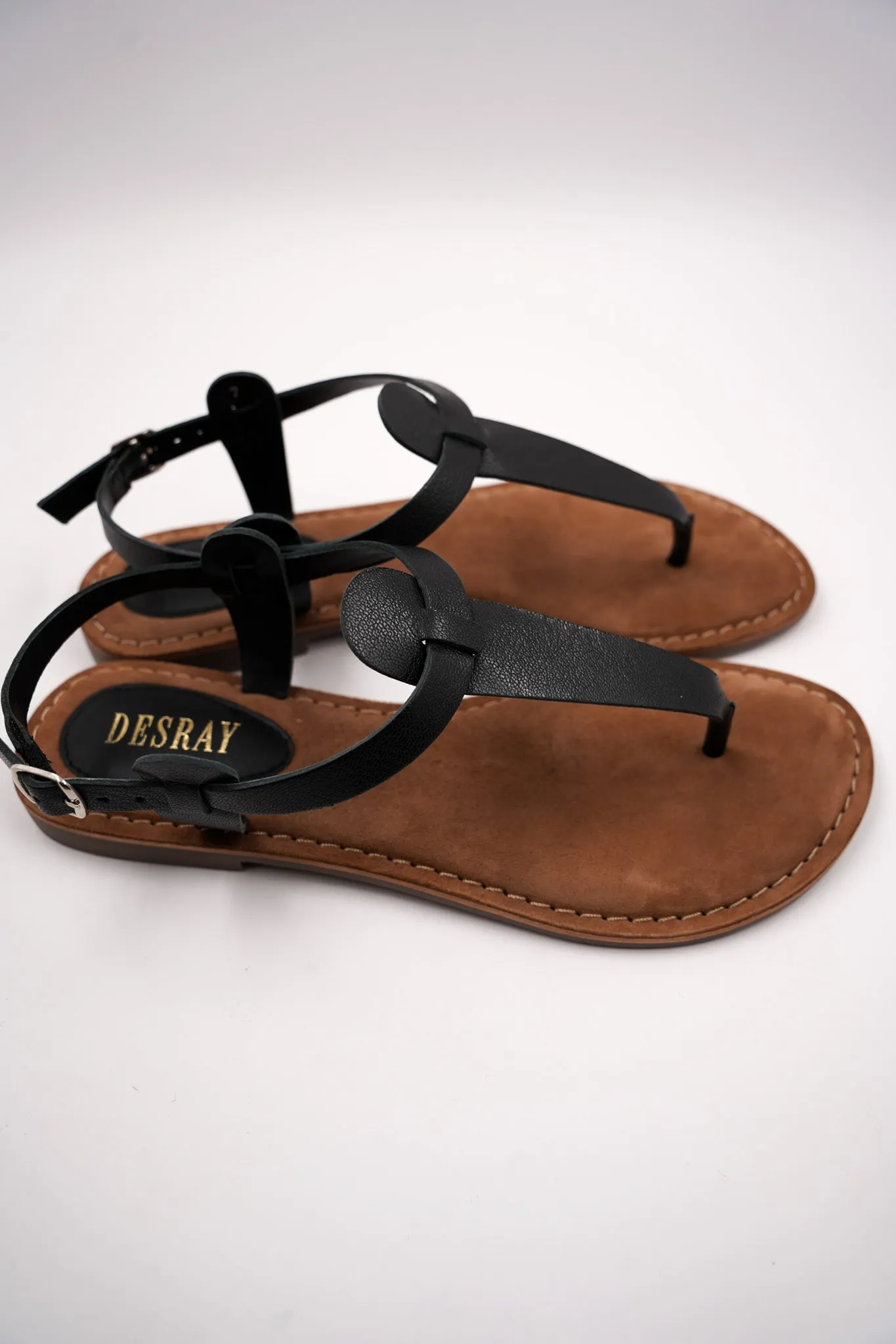 Black T Bar Sandals