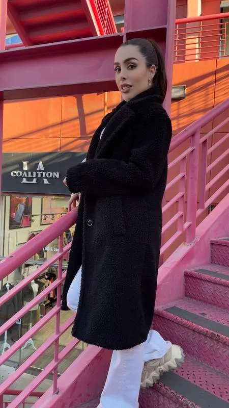 Black Teddy Coat