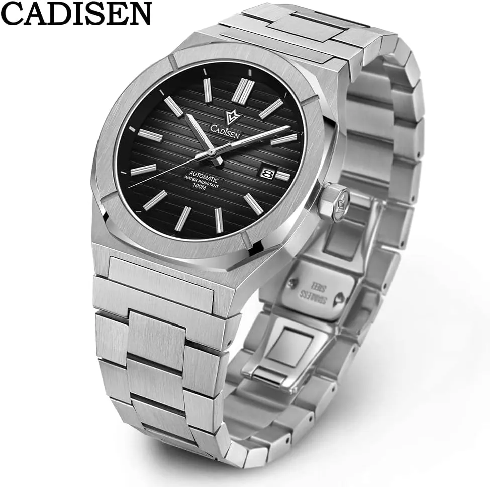 CADISEN Design Men Watches Mechanical Automatic Watch 100M Waterproof Brand Luxury Wristwatch