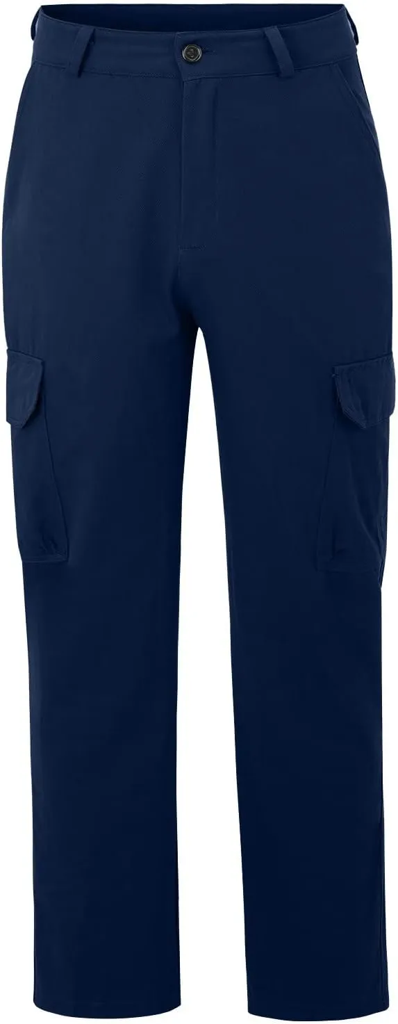 Cargo Pants for Men Big and Tall, Outdoor Trousers Mens Sweatpants with Zipper Fly Tapered Gym Running Workout Pants