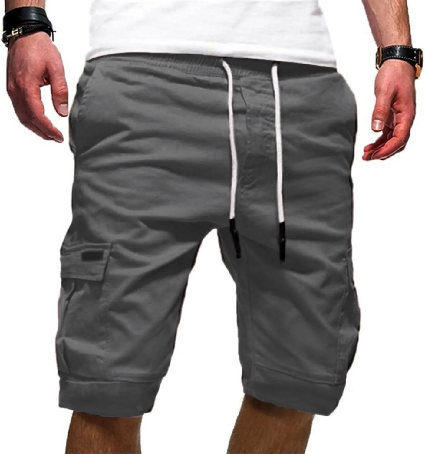 Cargo Shorts for Men 2024 Men's Classic Cargo Shorts, Waterproof Hiking Shorts Loose Fit Cargo Short with 6 Pockets