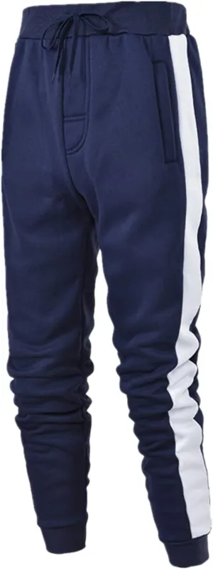 Cargo Sweatpants for Men Big and Tall Pants Drawstring Sport Trousers with Multi Pockets Men's Cargo Sweatpants with