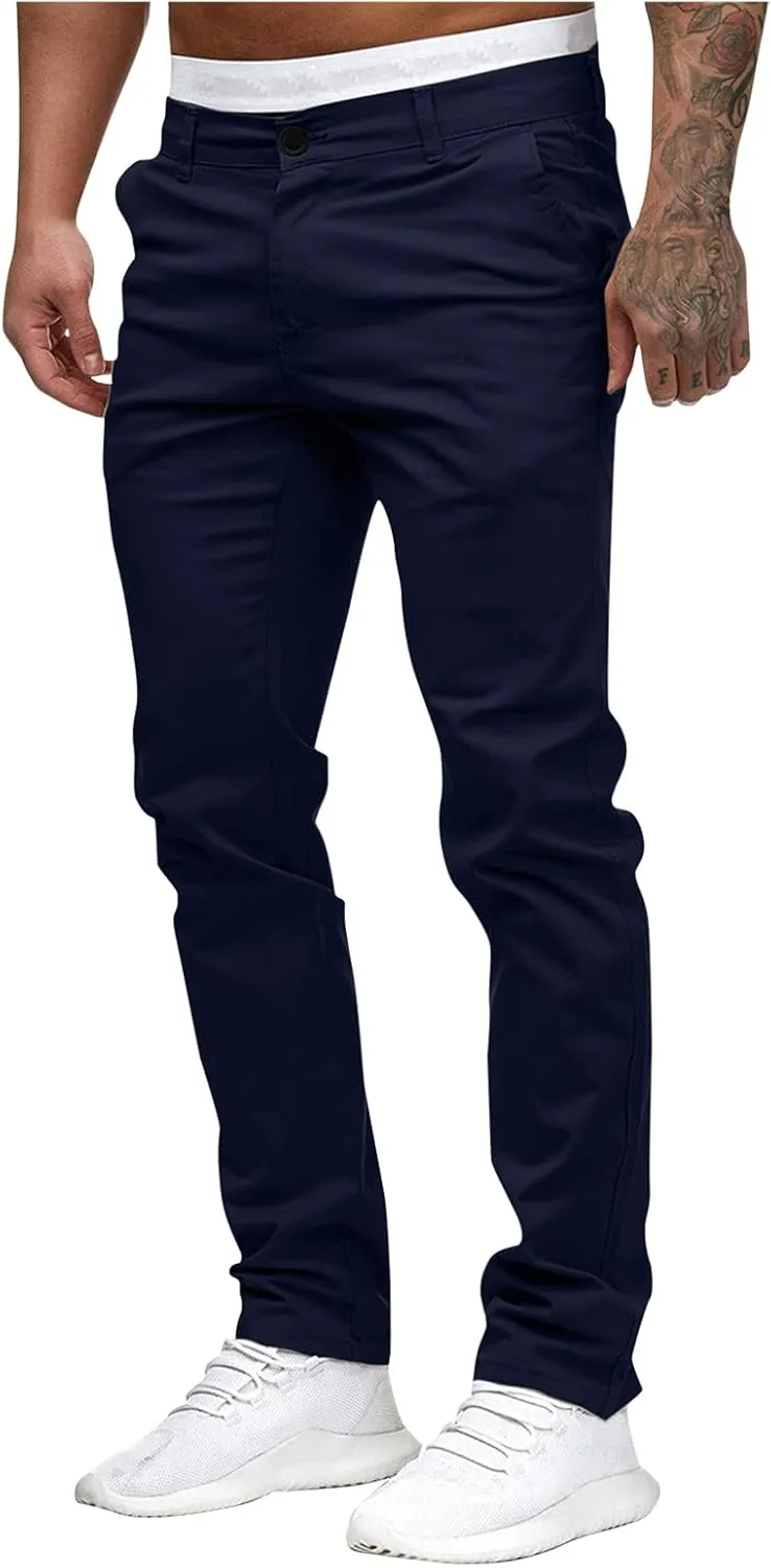 Cargo Sweatpants for Men Mens Lounge Pants Pant 2023 Men's Heavyweight Cargo Fleece Sweatpants Stretch Elastic Waist