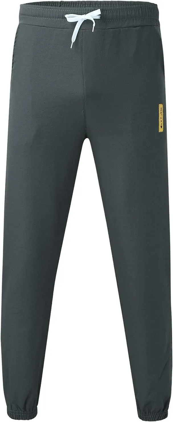 Cargo Sweatpants for Men Mens Lounge Pants Work Casual Jogger Sweatpants for Men Multi-Pocket Cargo Pants Drawstring
