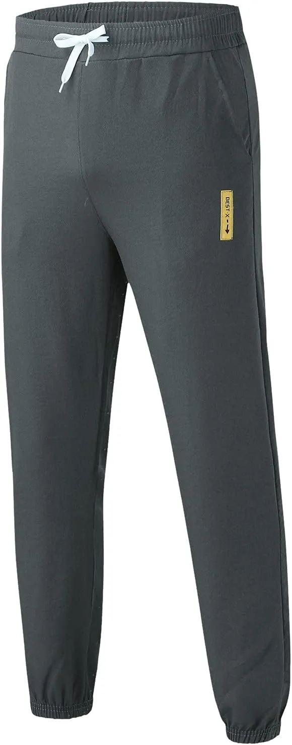 Cargo Sweatpants for Men Mens Lounge Pants Work Casual Jogger Sweatpants for Men Multi-Pocket Cargo Pants Drawstring