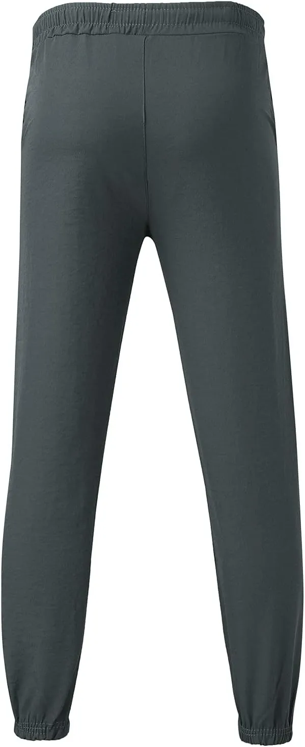 Cargo Sweatpants for Men Mens Lounge Pants Work Casual Jogger Sweatpants for Men Multi-Pocket Cargo Pants Drawstring