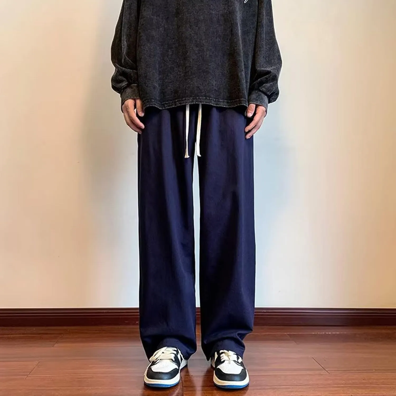 Cargo Trousers for Men and Tall Jogger Sweatpants Cargo Joggers for Men Stretch Relaxed Fit Elastic Waist Trousers