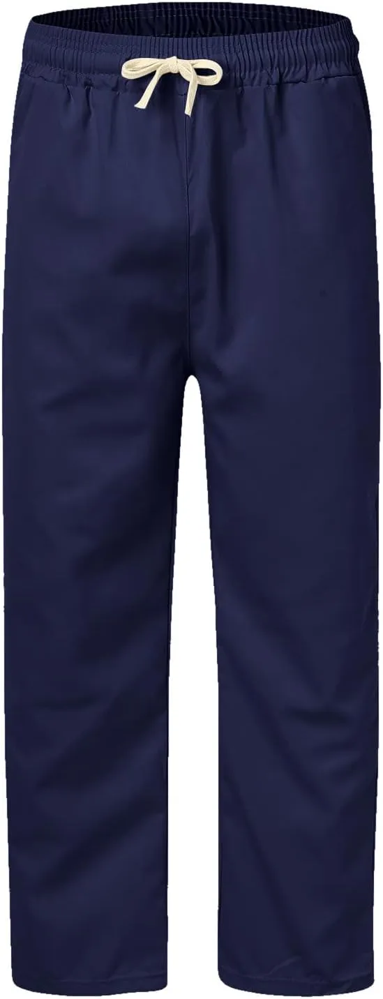 Cargo Trousers for Men and Tall Jogger Sweatpants Cargo Joggers for Men Stretch Relaxed Fit Elastic Waist Trousers