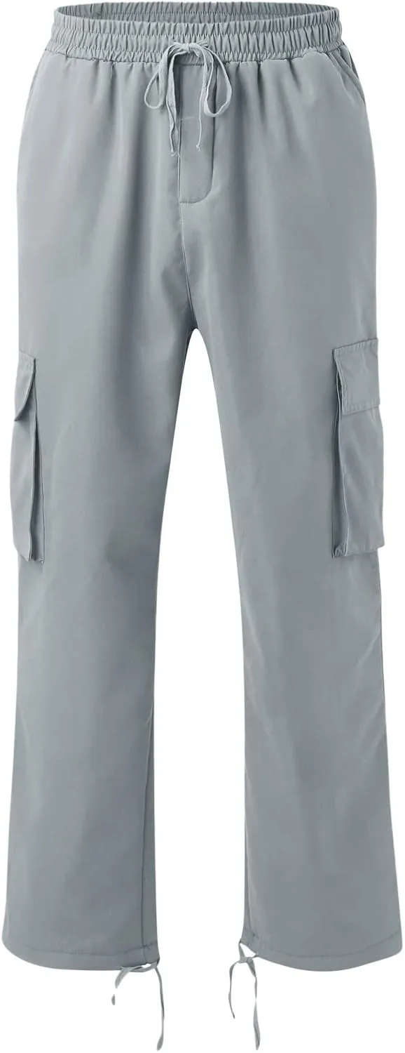Cargo Trousers for Men Multi-Pocket Pants Tooling Men's Pants Golf Pants Men Stretch Men's Heavyweight Cargo Fleece