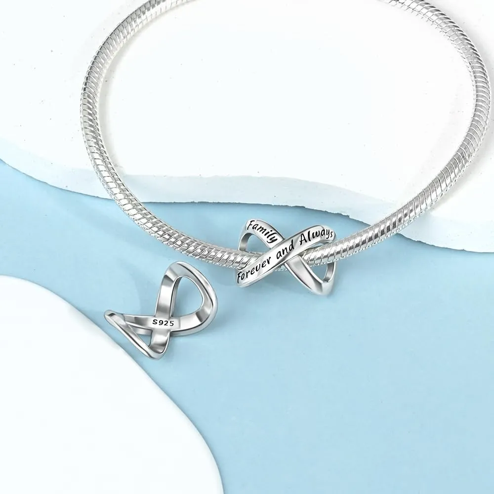 Charm 925 Sterling Silver Bead for Charm Bracelets and Necklaces, Birthday Mothers Day Jewelry Gifts Women Girls