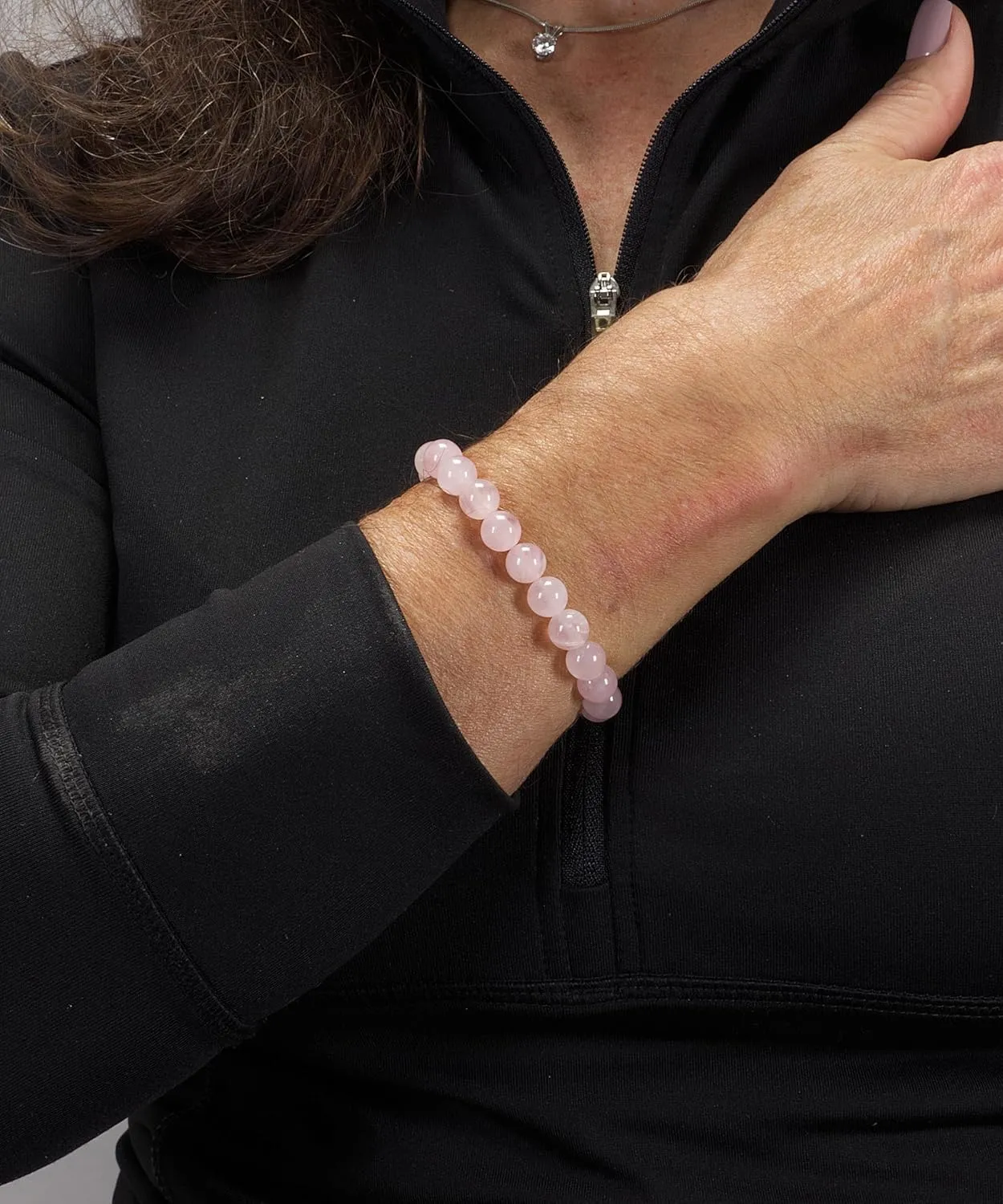 Cherry Tree Collection - Small, Medium, Large Sizes - Gemstone Beaded Bracelets For Women and Men - 8mm Round Beads