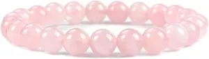 Cherry Tree Collection - Small, Medium, Large Sizes - Gemstone Beaded Bracelets For Women and Men - 8mm Round Beads