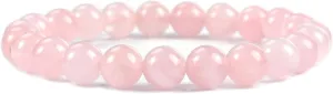 Cherry Tree Collection - Small, Medium, Large Sizes - Gemstone Beaded Bracelets For Women and Men - 8mm Round Beads