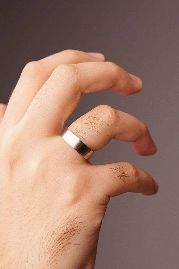 Classic Band Ring - Silver
