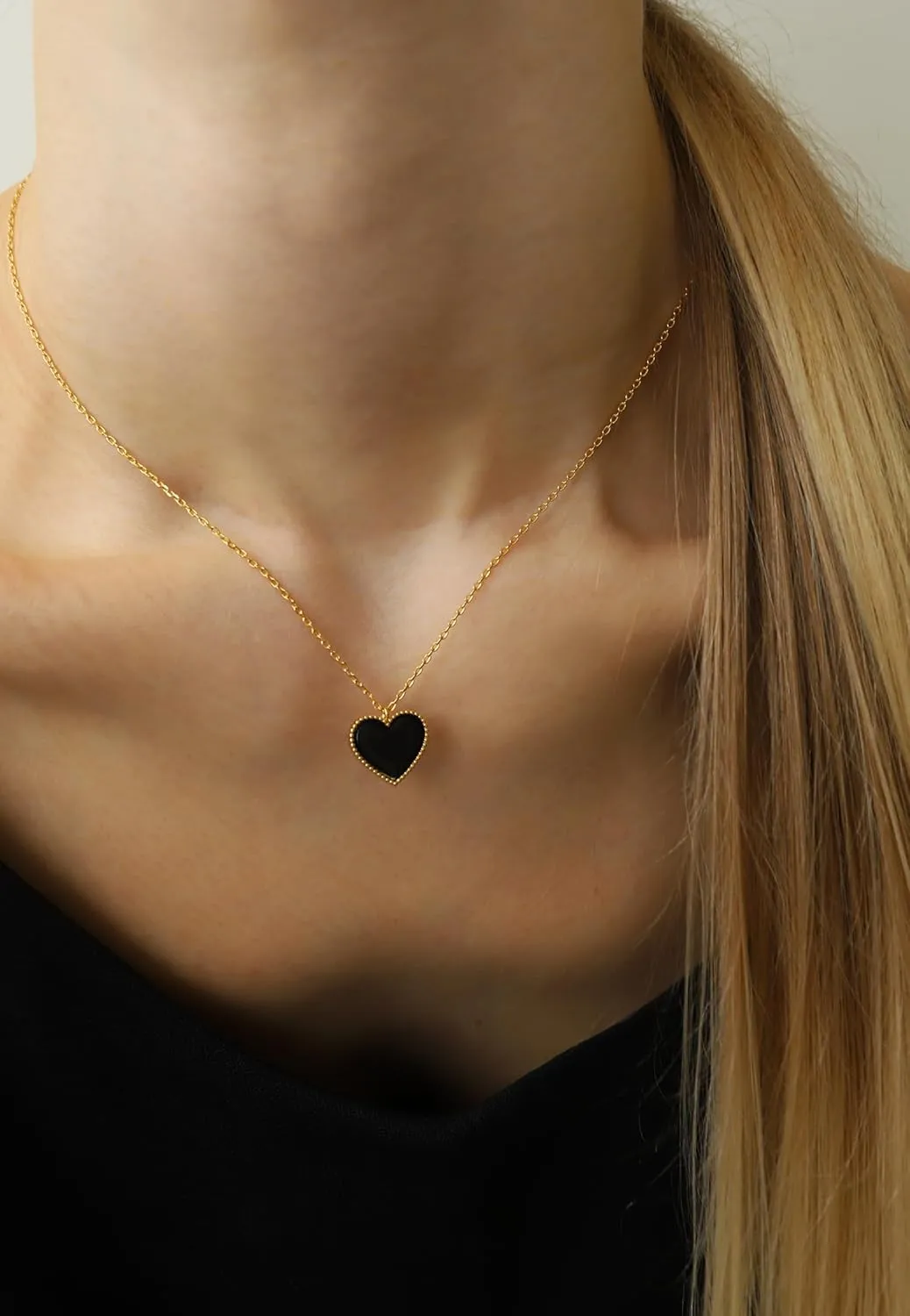 Clover Necklace for Women, 14K Gold Plated Lucky Charrm Pendant Jewelry, Birthday Christmas Valentine's Day Gifts
