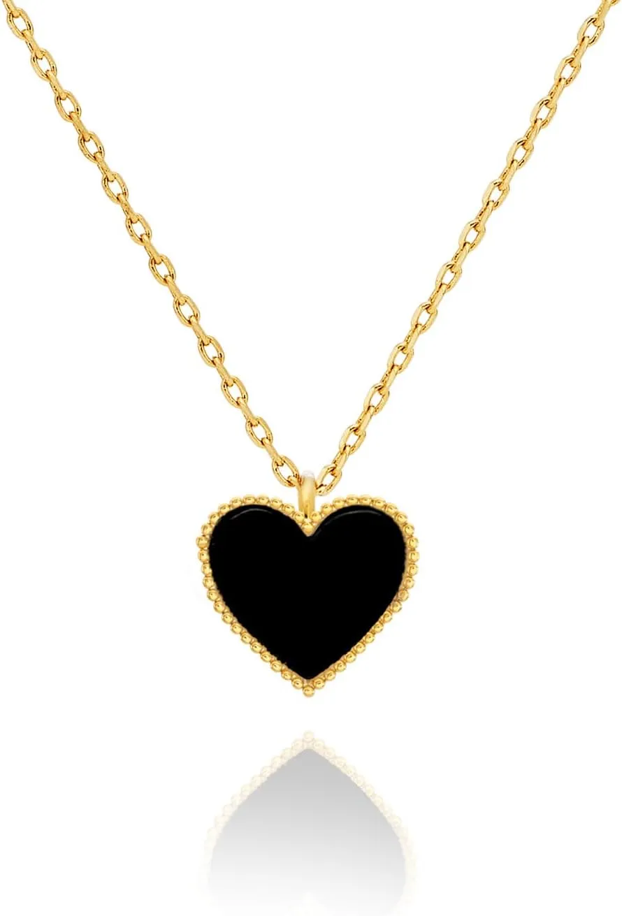 Clover Necklace for Women, 14K Gold Plated Lucky Charrm Pendant Jewelry, Birthday Christmas Valentine's Day Gifts