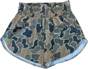 Colorful Camo Boxer Shorts Women Summer Graphic Print Cute Shorts 2025 Trendy