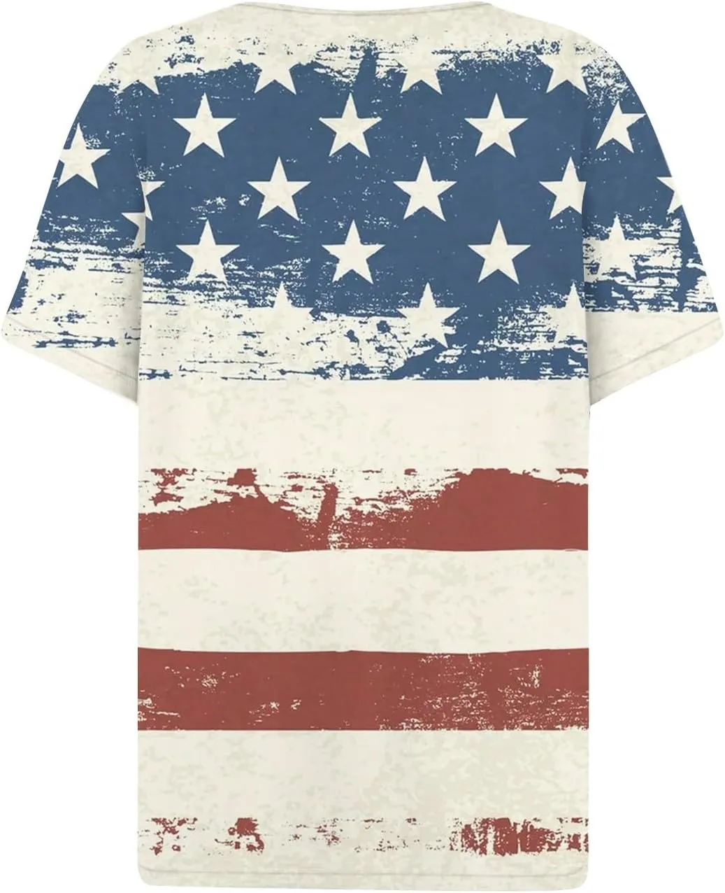 COTECRAM Summer Tops for Women 2024 Short Sleeve Button V Neck Tshirts Trendy Dressy Casual Blouses Loose Fit Graphic Tunics