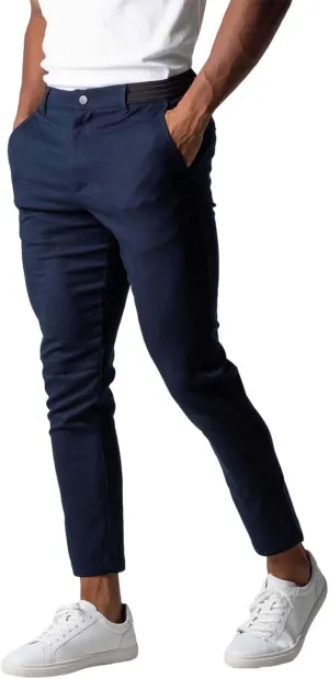 CRNTCEM Mens Slim Fit Suit Pants Casual Golf Pants Tapered Leg Chino Flat Front Dress Trousers Buisness Work Formal Trousers