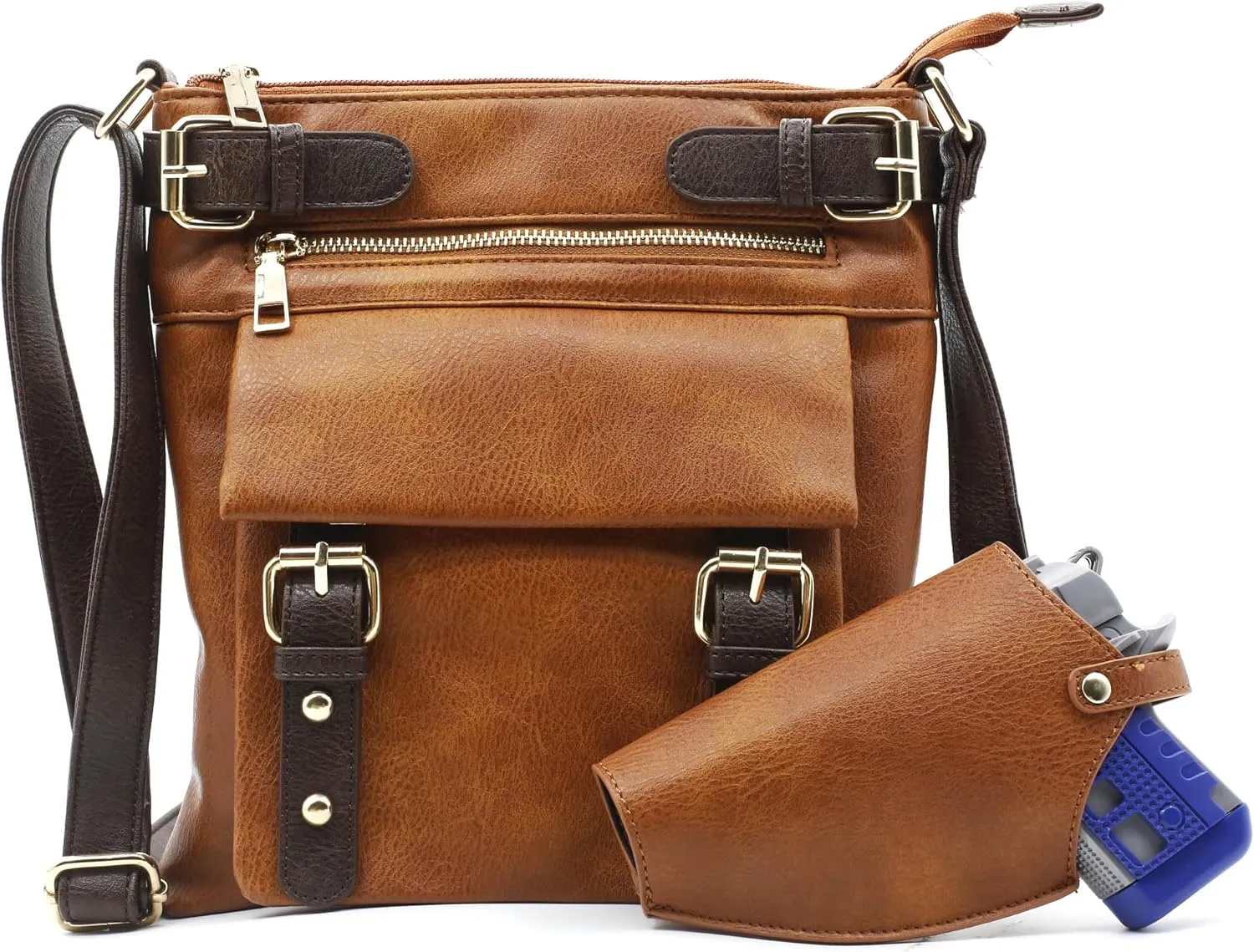 Crossbody Bags for Women Multi Pocket Shoulder Bag Soft Vegan Leather Handbag Medium Travel Purses Cross Body Bags